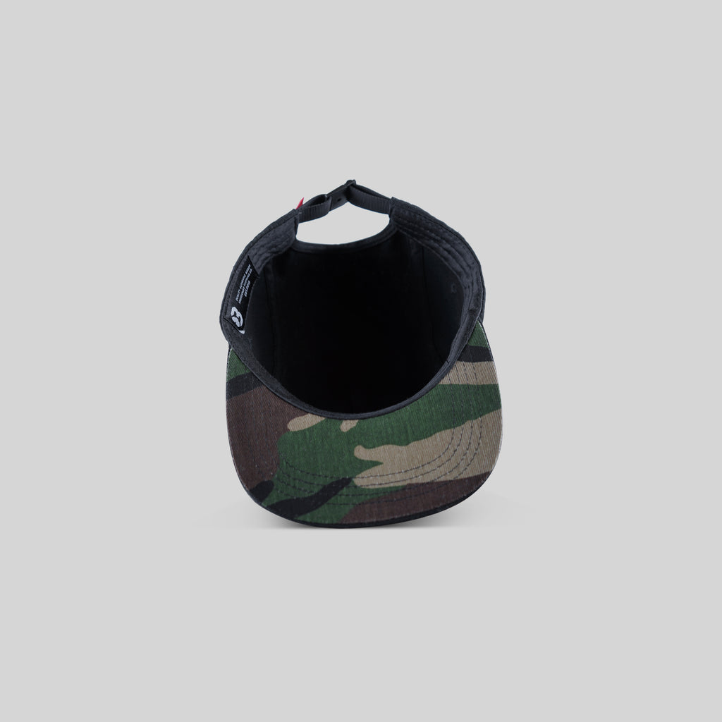 ORIGINAL 5 PANEL CAP - BLACK CAMO - Freedom 83