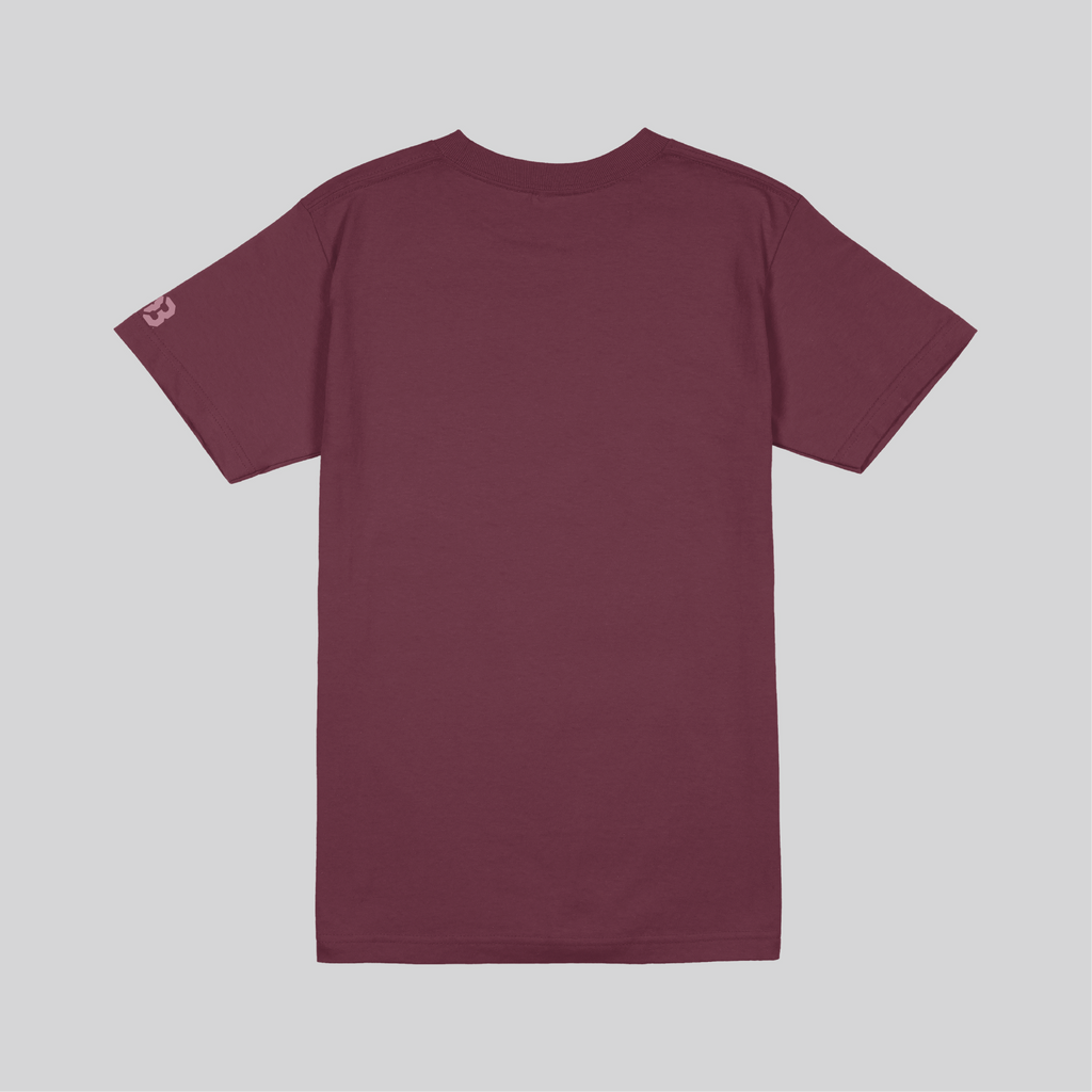 PEACE T-SHIRT - MAROON