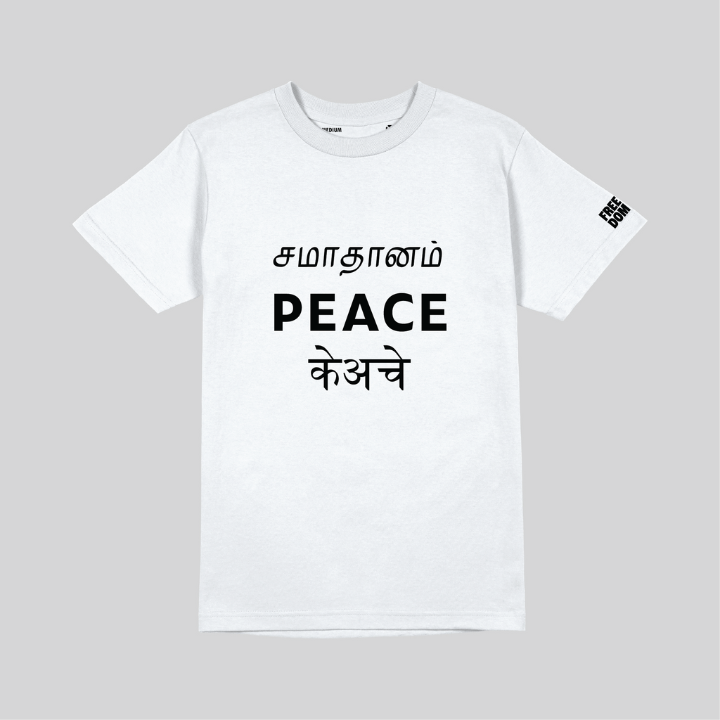 PEACE T-SHIRT - WHITE