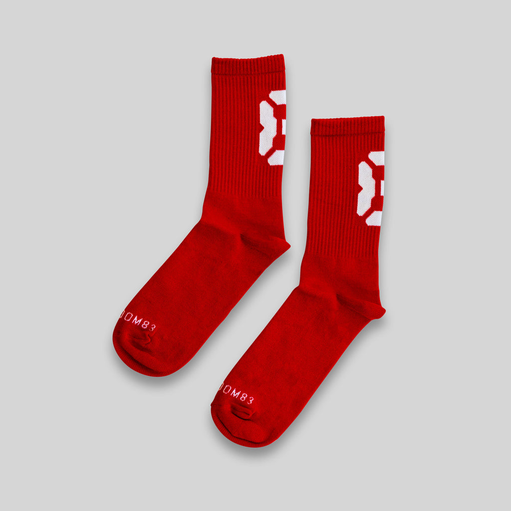 CREW SOCKS - RED