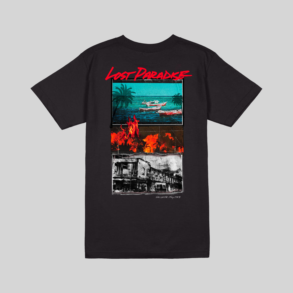 Lost Paradise T-shirt - Black - Freedom 83